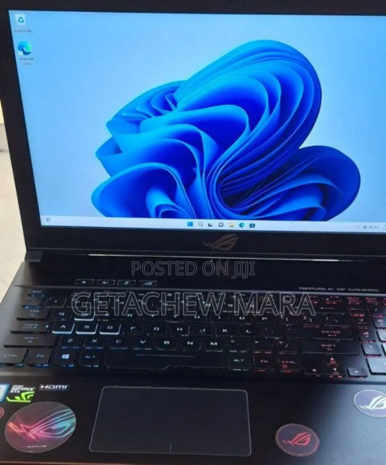 New Laptop Asus ROG Strix G15 16GB Intel Core I7 SSD 128GB