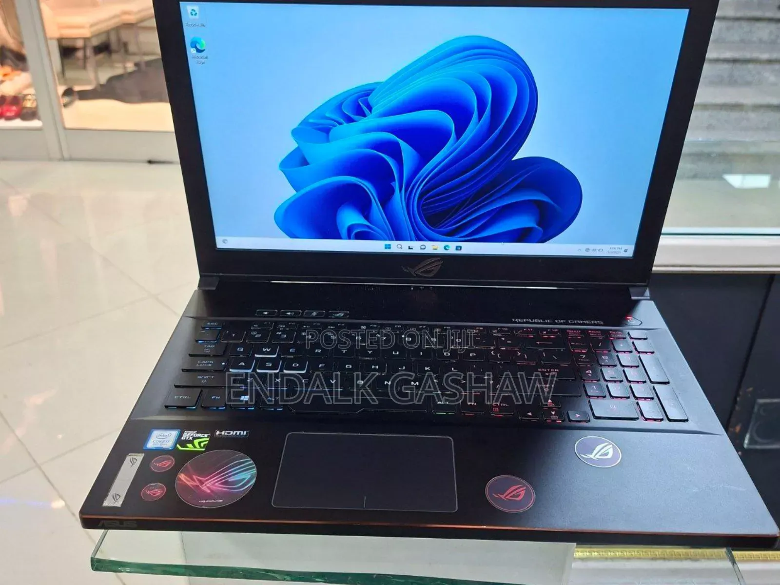 New Laptop Asus ROG Zephyrus G15 16GB Intel Core I7 HDD+SSD 1T