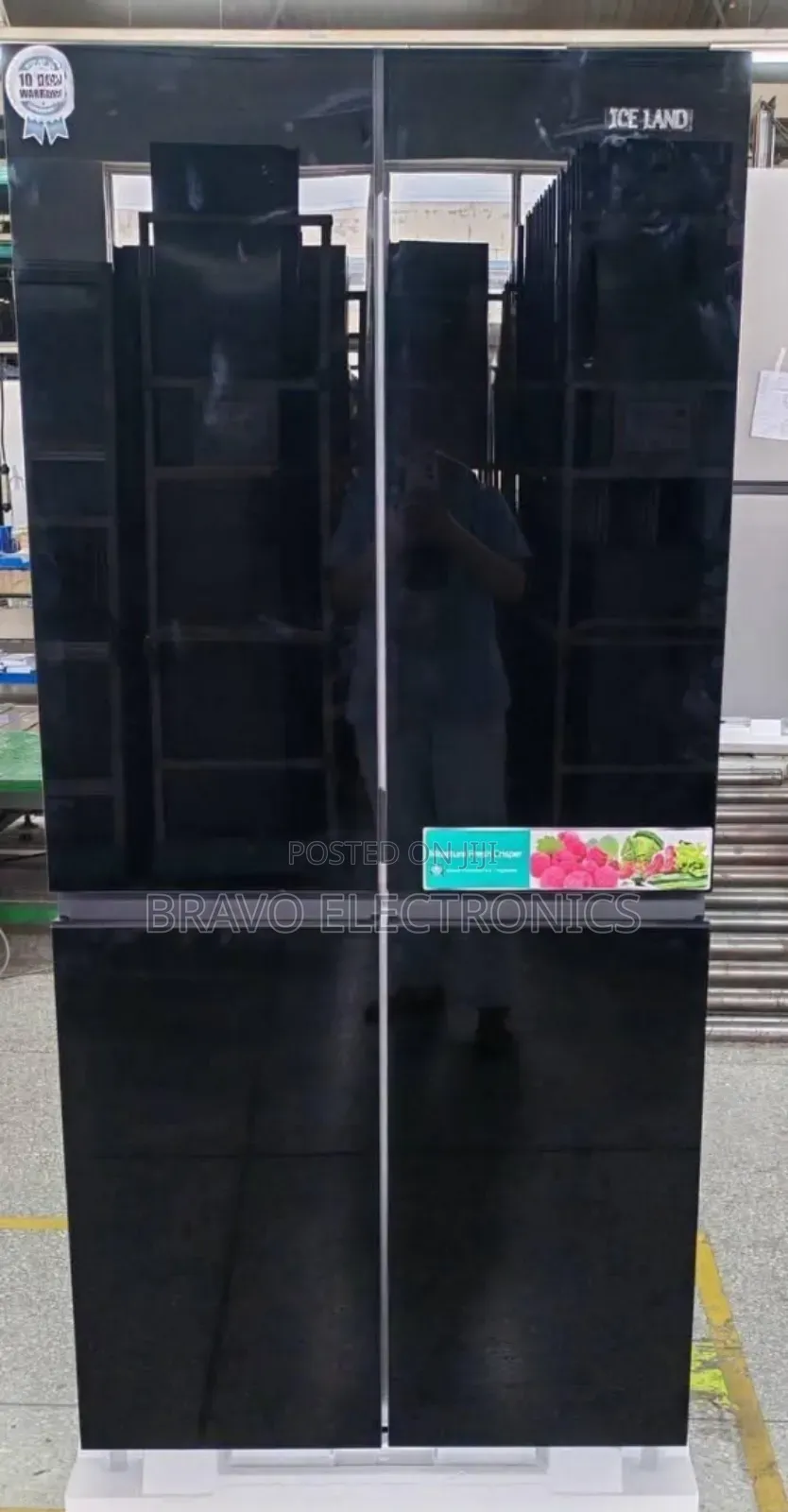 Iceland 4-Door Fridge Huge Space+Lowpower Bravo Electronics!