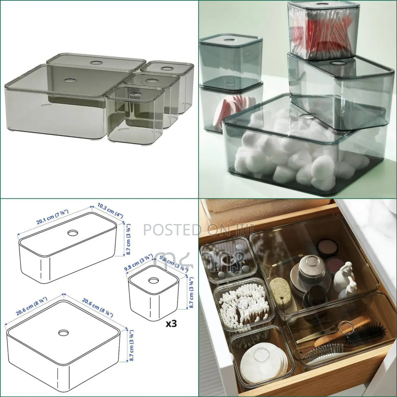 Ikea Box With Lid 5 Set