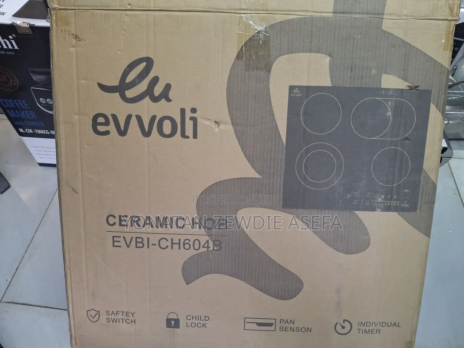 Evvoli Ceramic Hob With Touch Pannel Controls
