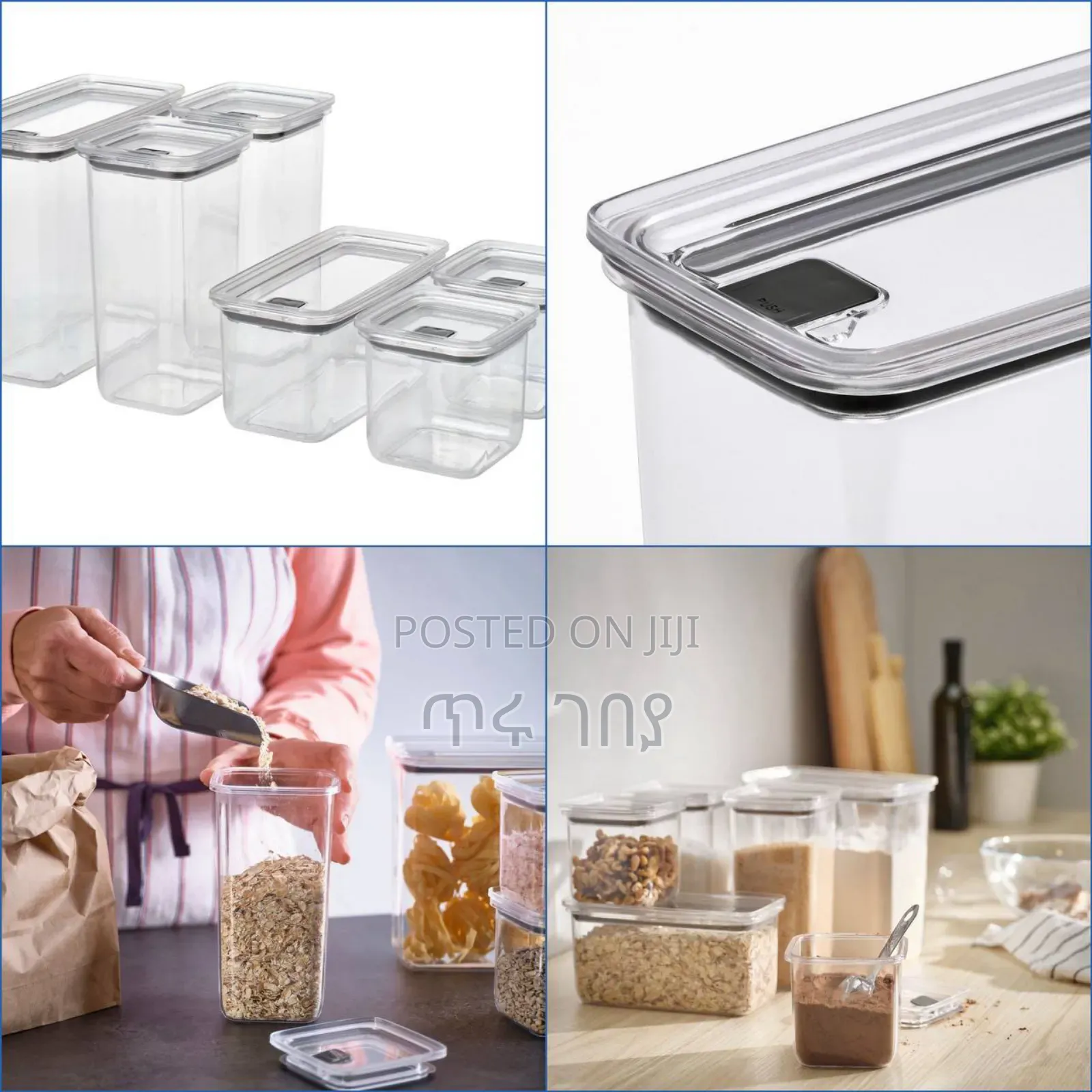 Ikea Dry Food Container Set of 6