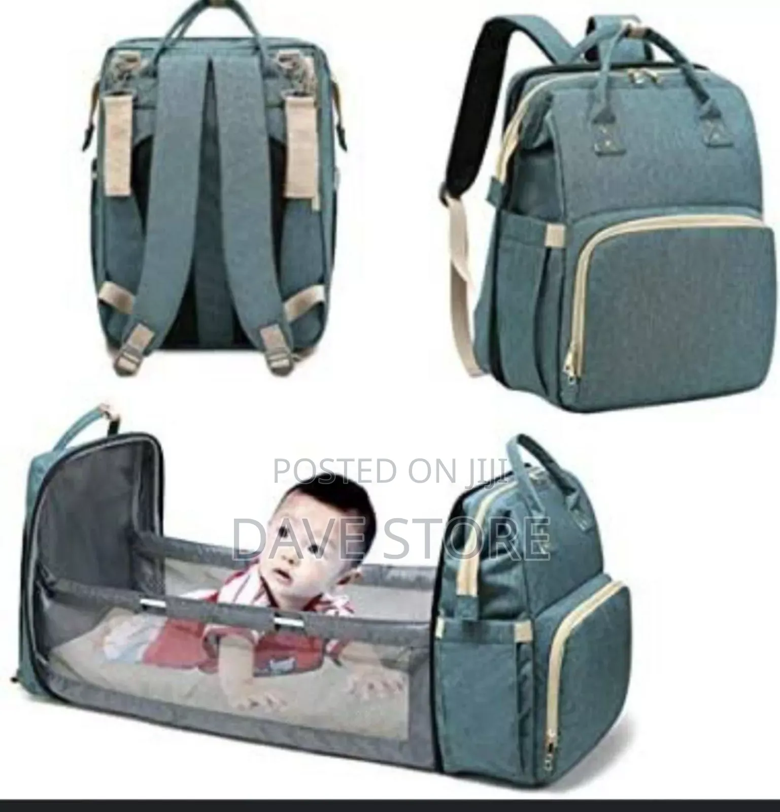 Baby Bag With Bed የልጆች ማስተኛ ያለው ባግ