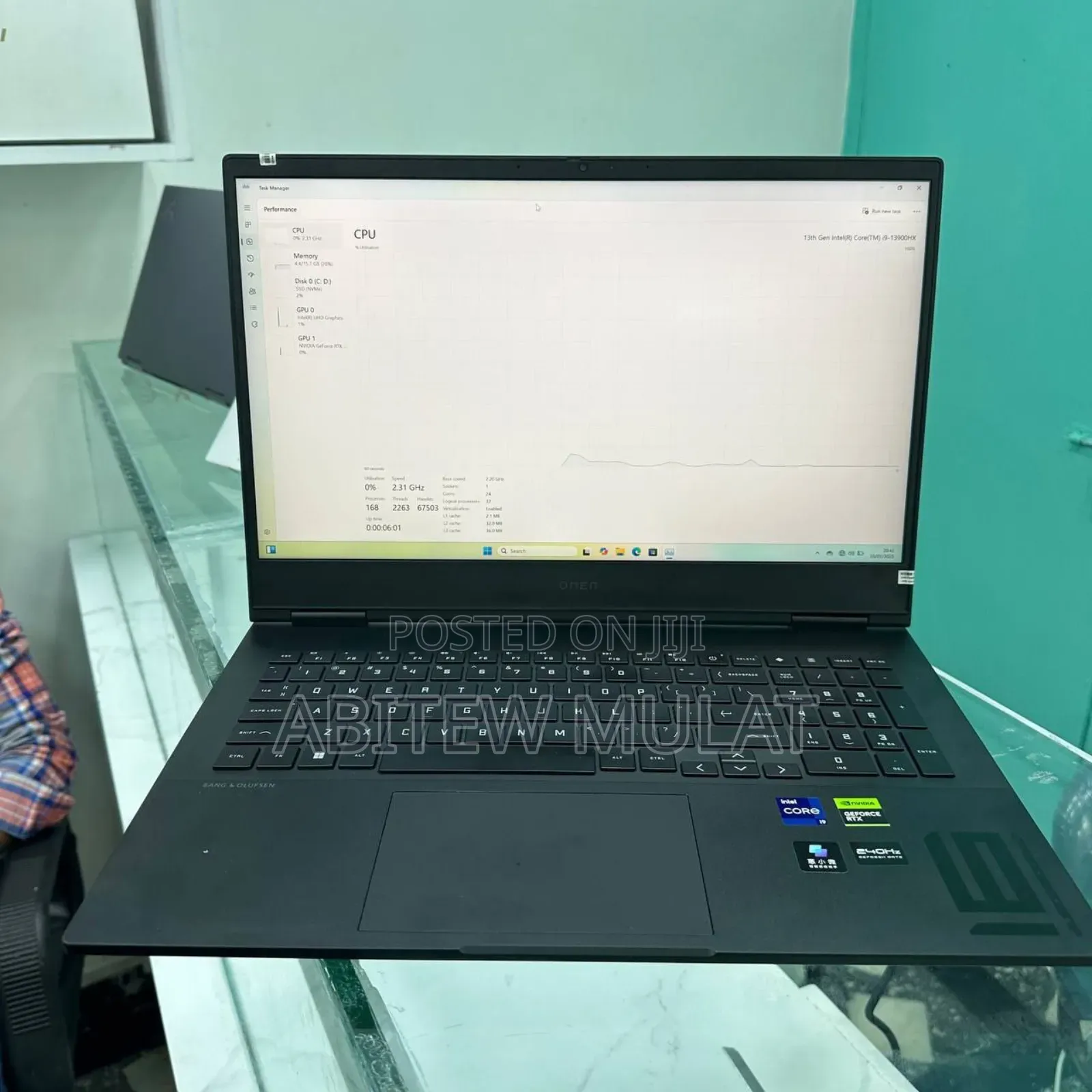 New Laptop HP Omen 16 16GB Intel Core I9 SSD 1T