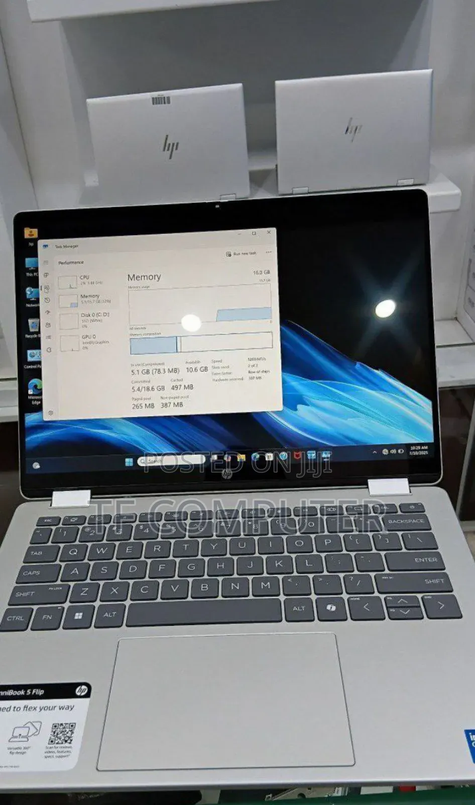 New Laptop HP OmniBook X Laptop 14-Fe0097nr 16GB Intel Core I7 SSD 1T