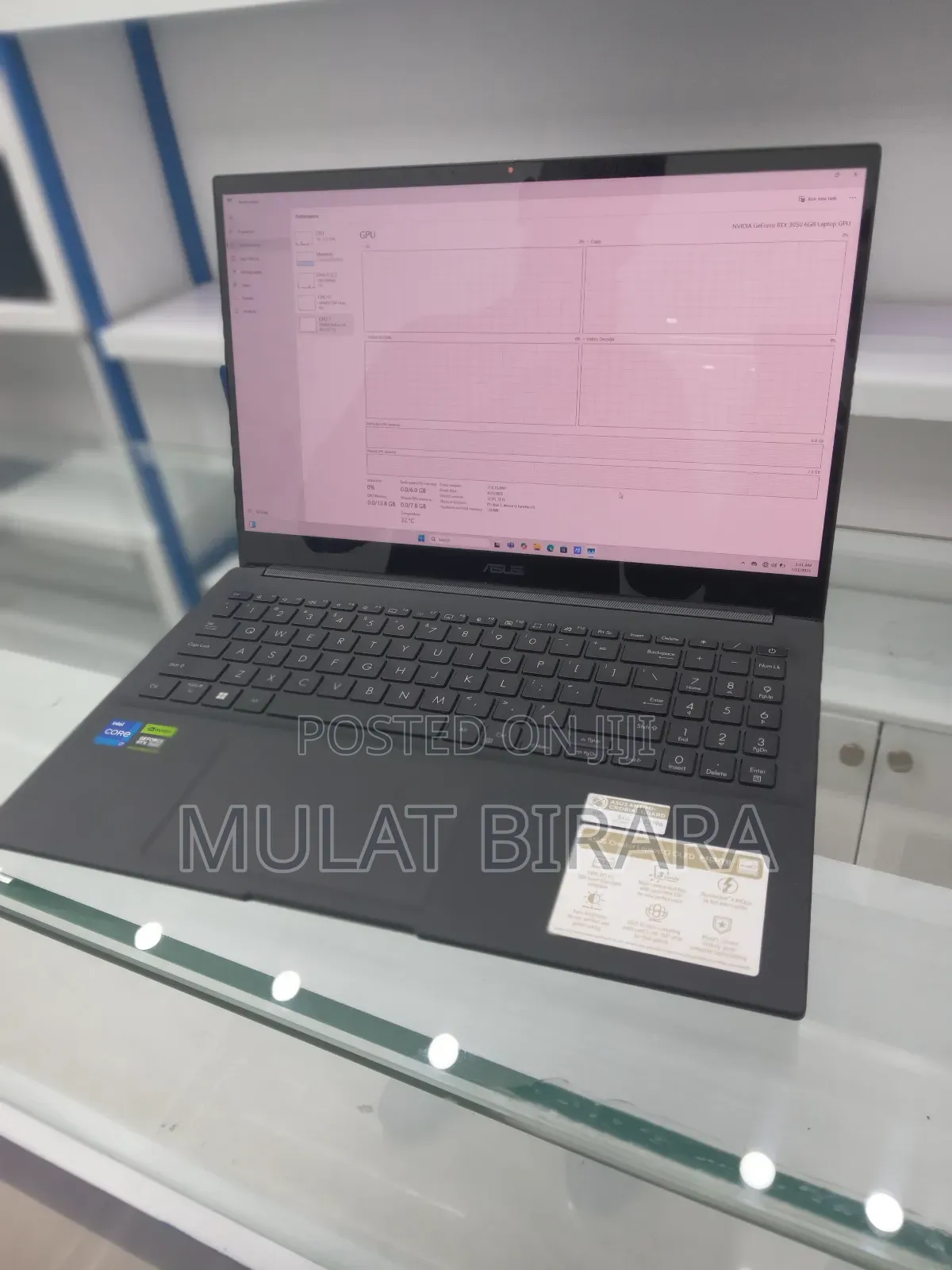 New Laptop Asus ROG Strix G16 G614 16GB Intel Core I7 SSD 512GB