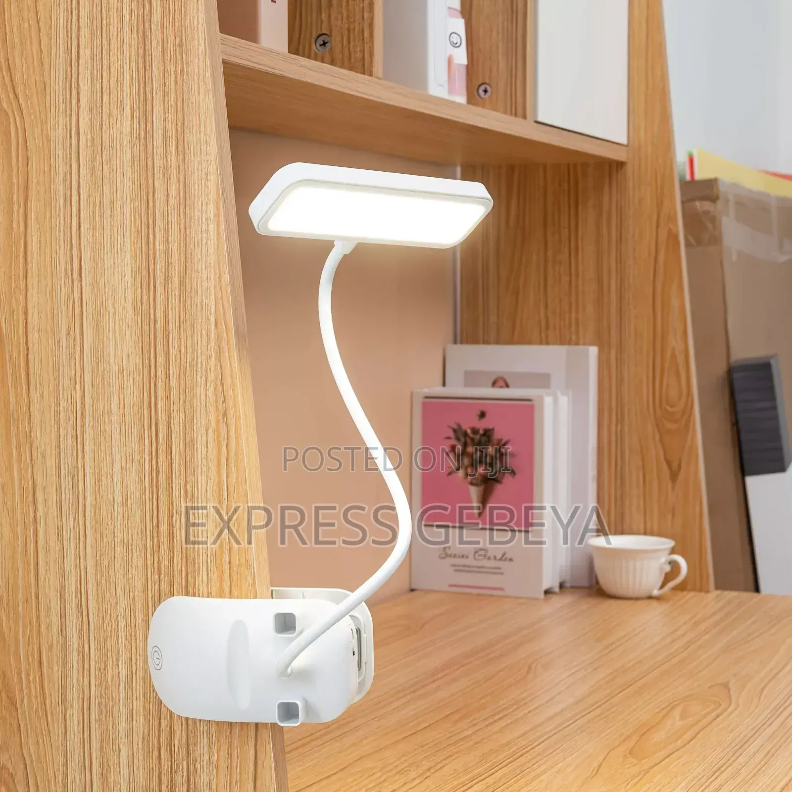 Rechargeable Led Clip Desk Lamp ማንበቢያ አምፖል