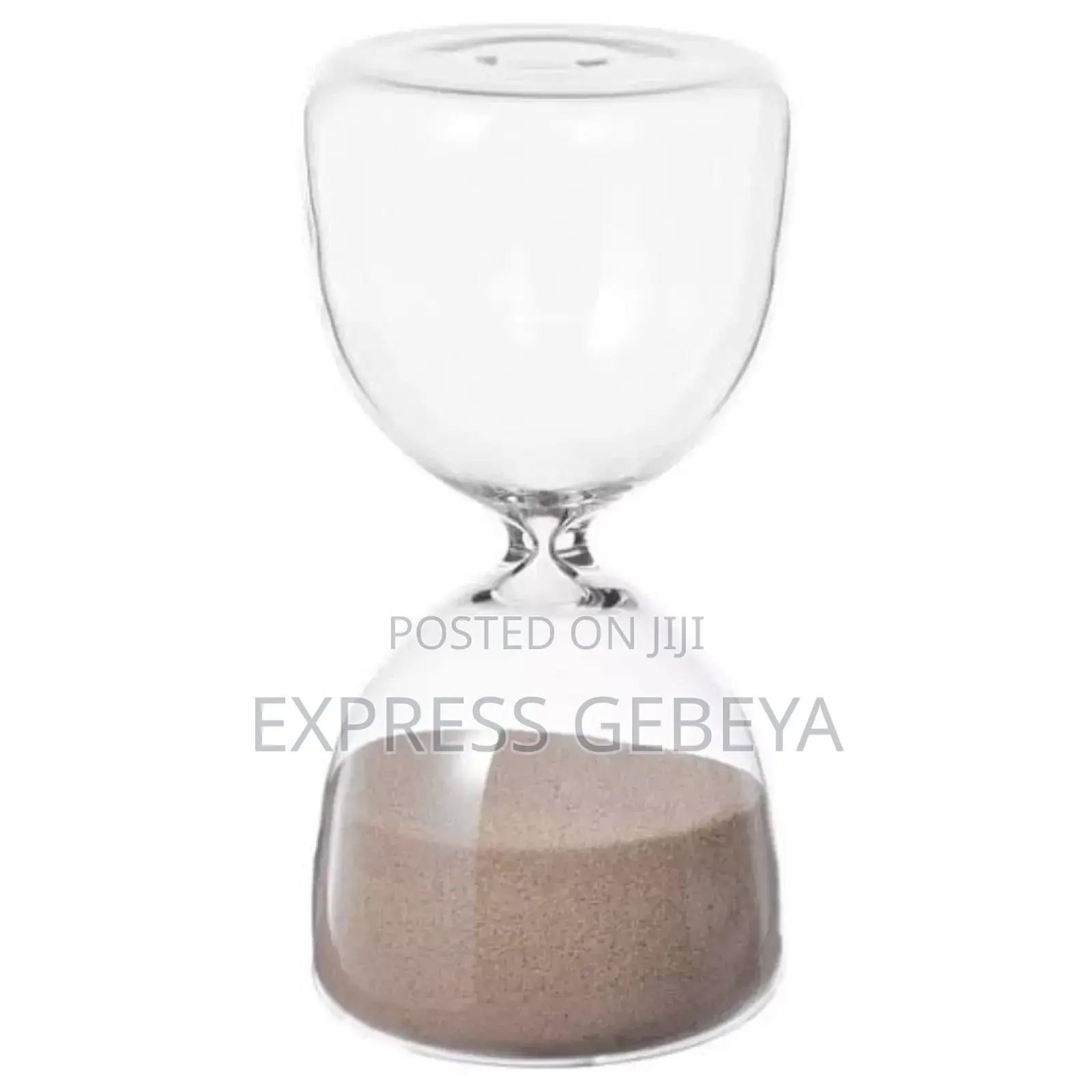 Ikea Decorative Hourglass ማራኪ የብርጭቆ አሸዋ ሰዓት