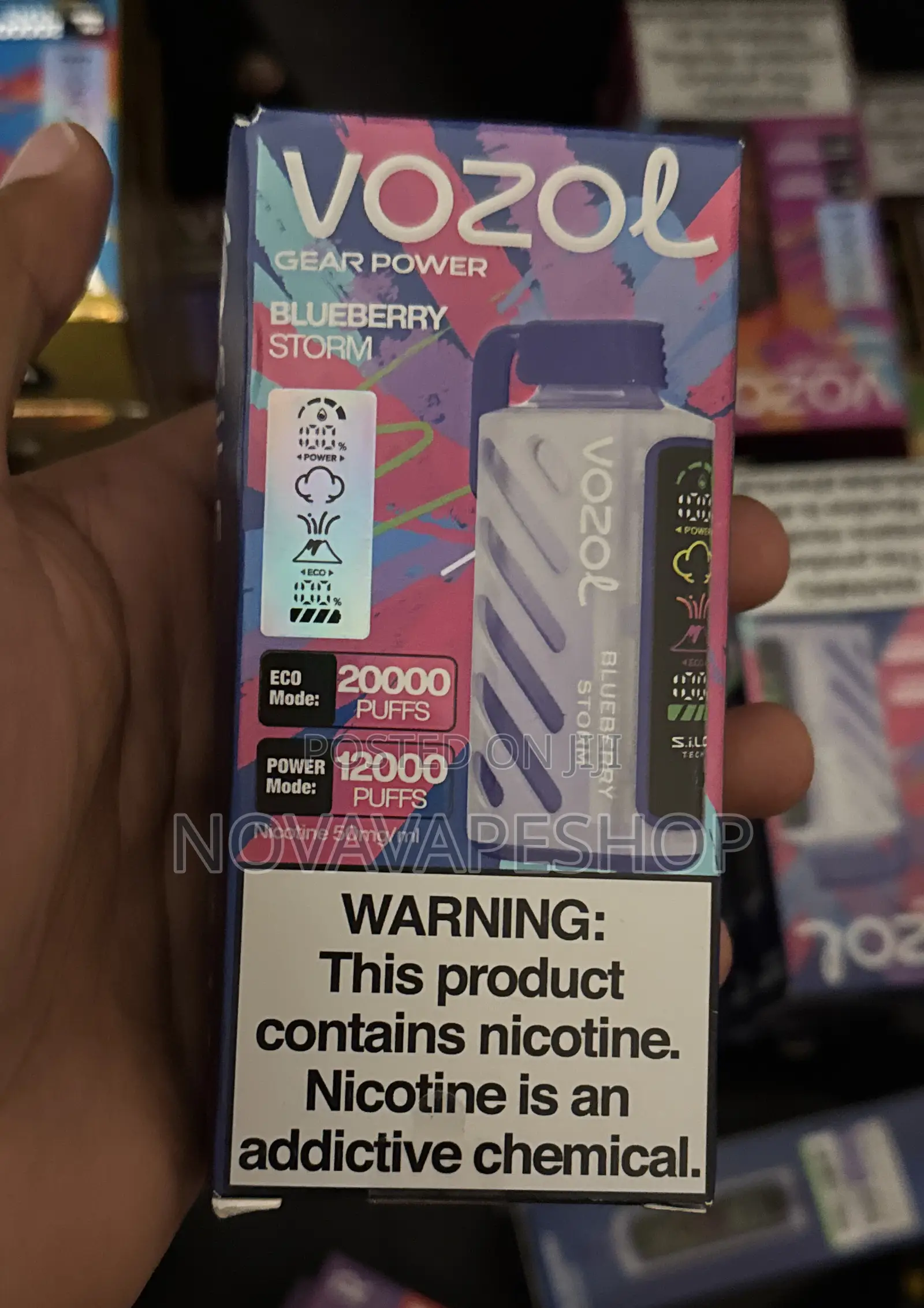 Vozol 20000 Blueberry Vape Hookah