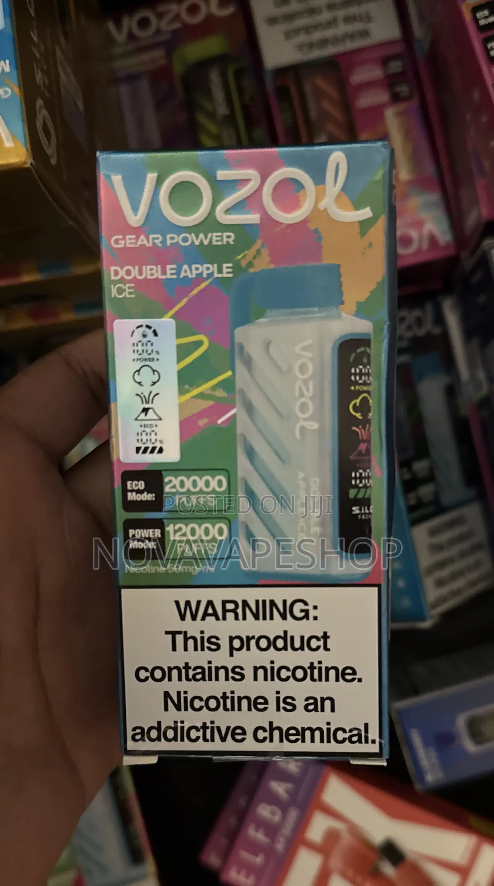 Vozol 20000 Double Apple Vape Hookah