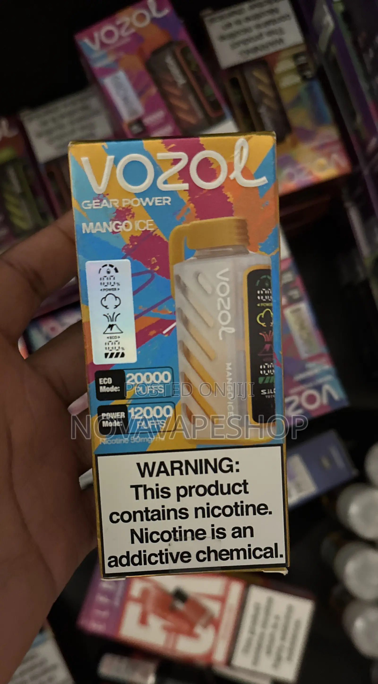 Vozol 20000 Mango Ice Vape Hookah