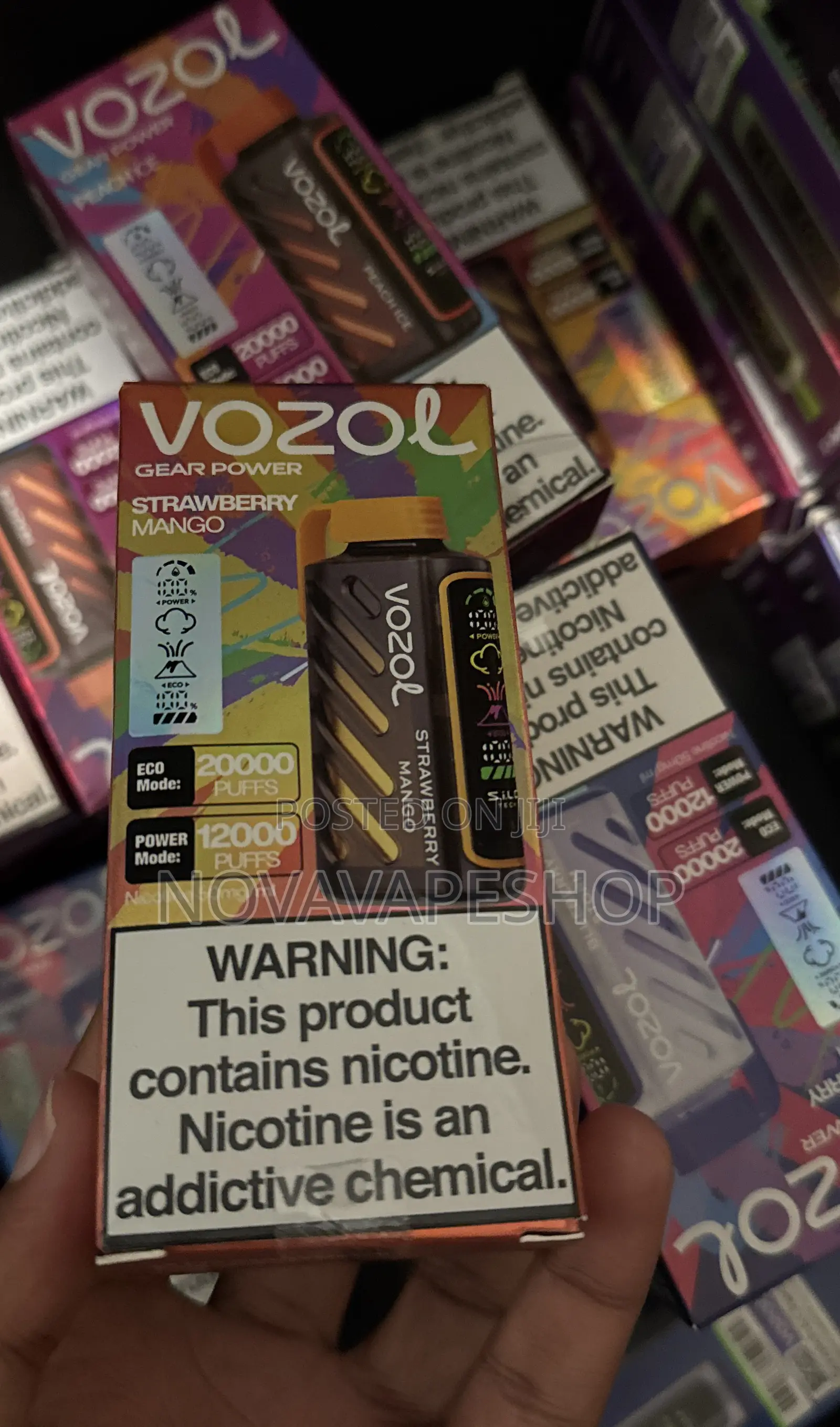 Vozol 20000 Strawberry Mango Vape Hokah