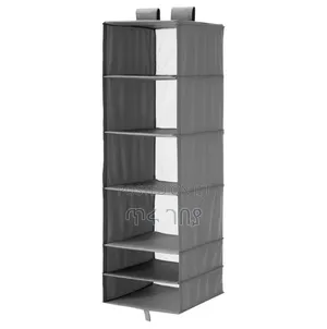 Wardrobe Hanging Layered Storage 7 ደረጃ ያለው ተንጠልጣይ ሻንጣ