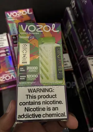Photo - Vozol 20000 Grape Ice Vape Hookah