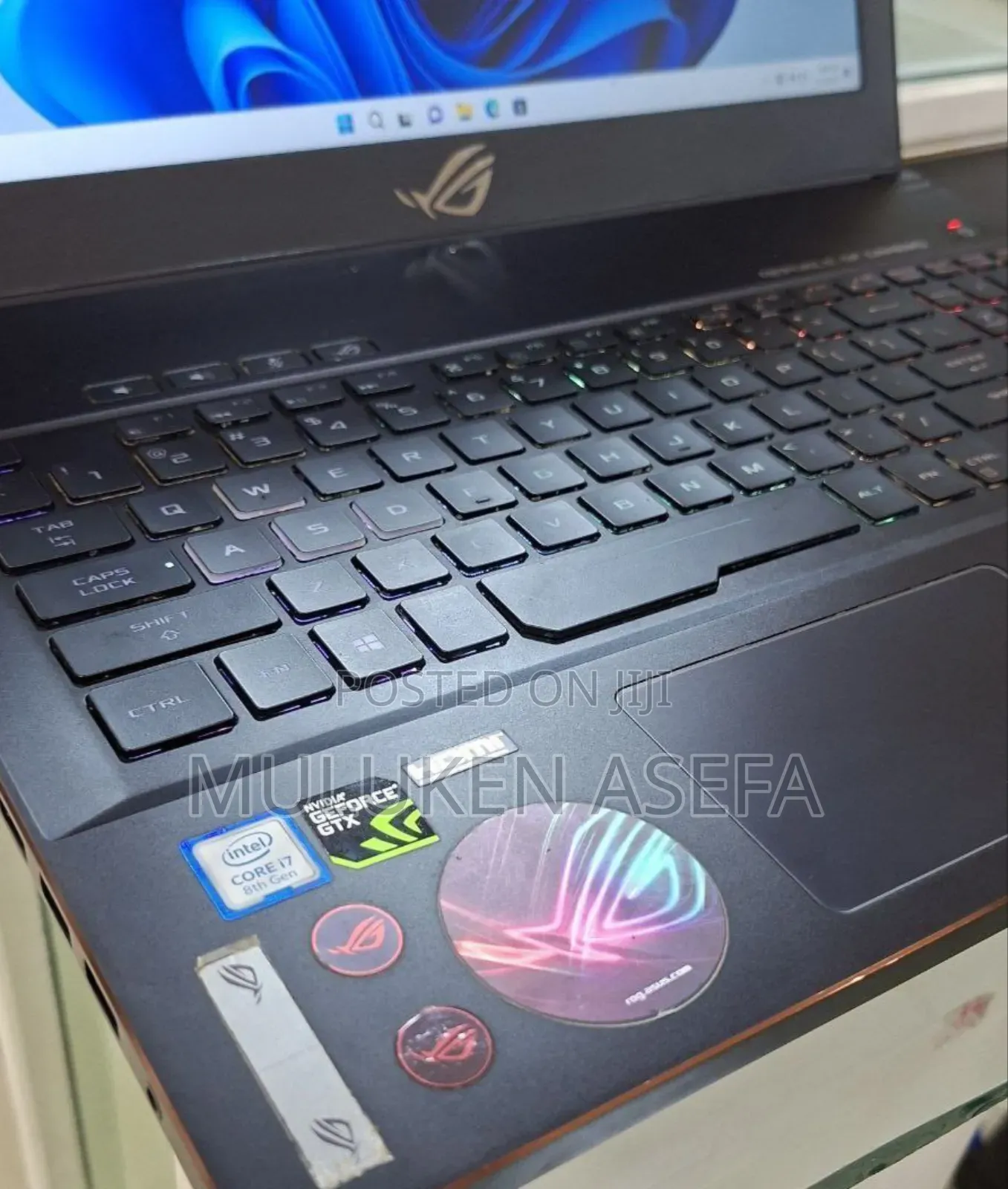 New Laptop Asus ROG Zephyrus G15 16GB Intel Core I7 HDD+SSD 256GB