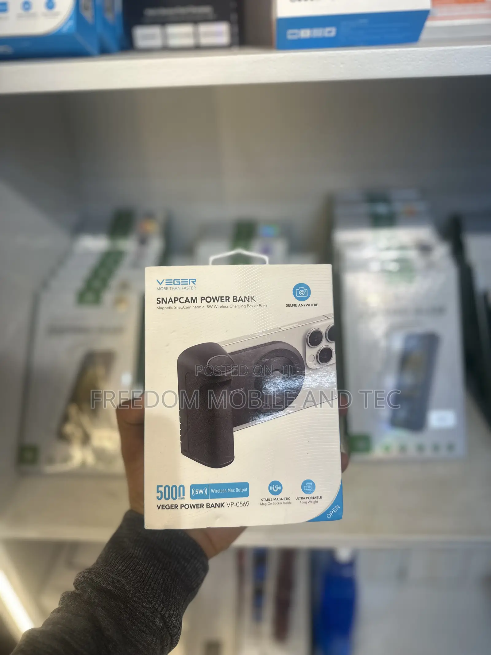 Anker Power Bank and Camera Shatter Button