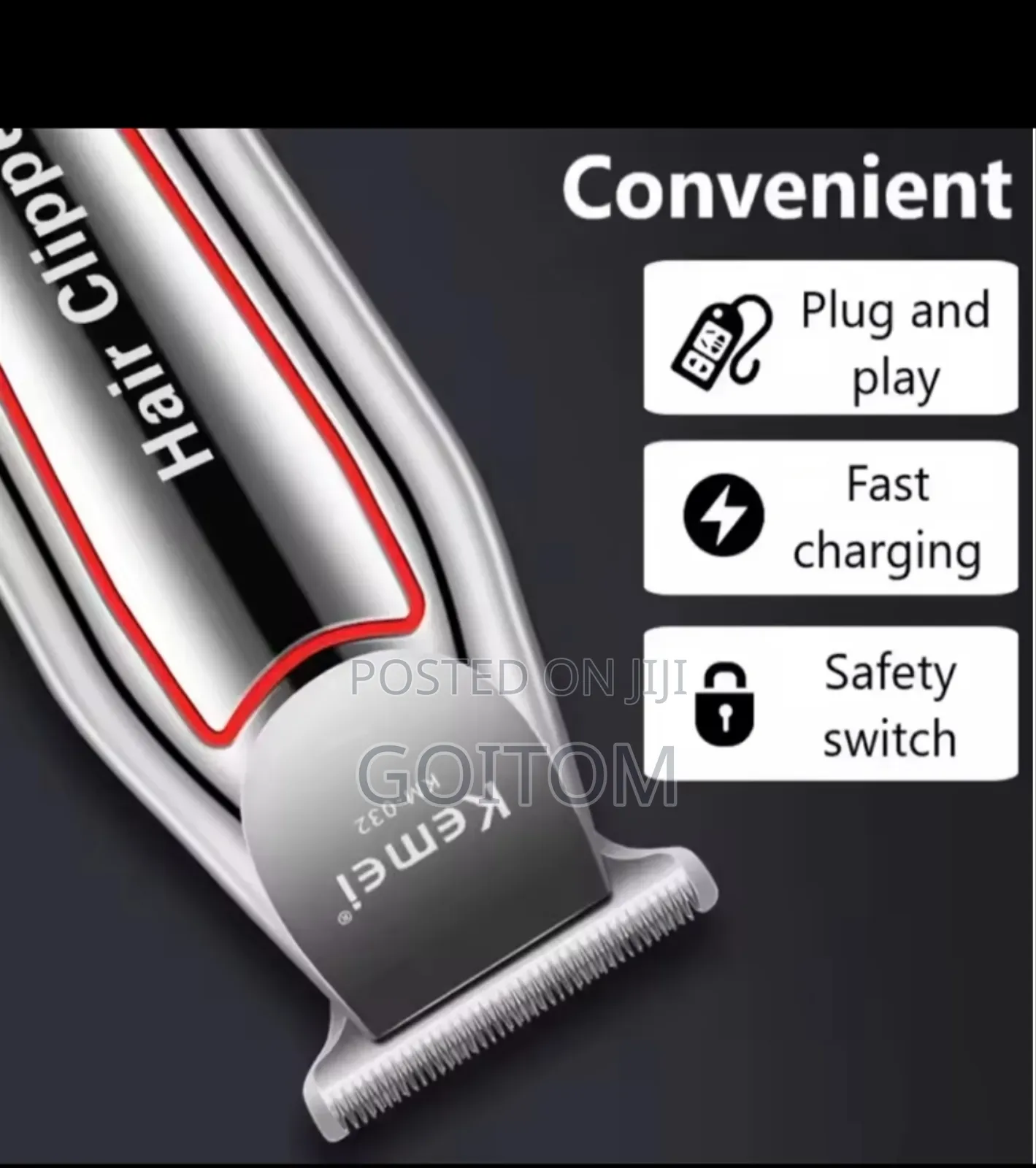 Kemei 032 Modern Hair Clipper and Trimmer