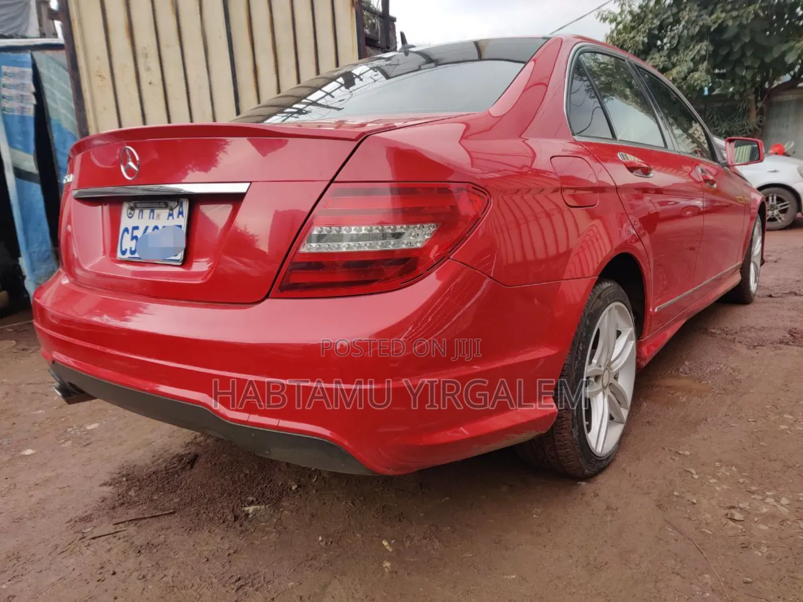 Mercedes-Benz C250 2014 Red