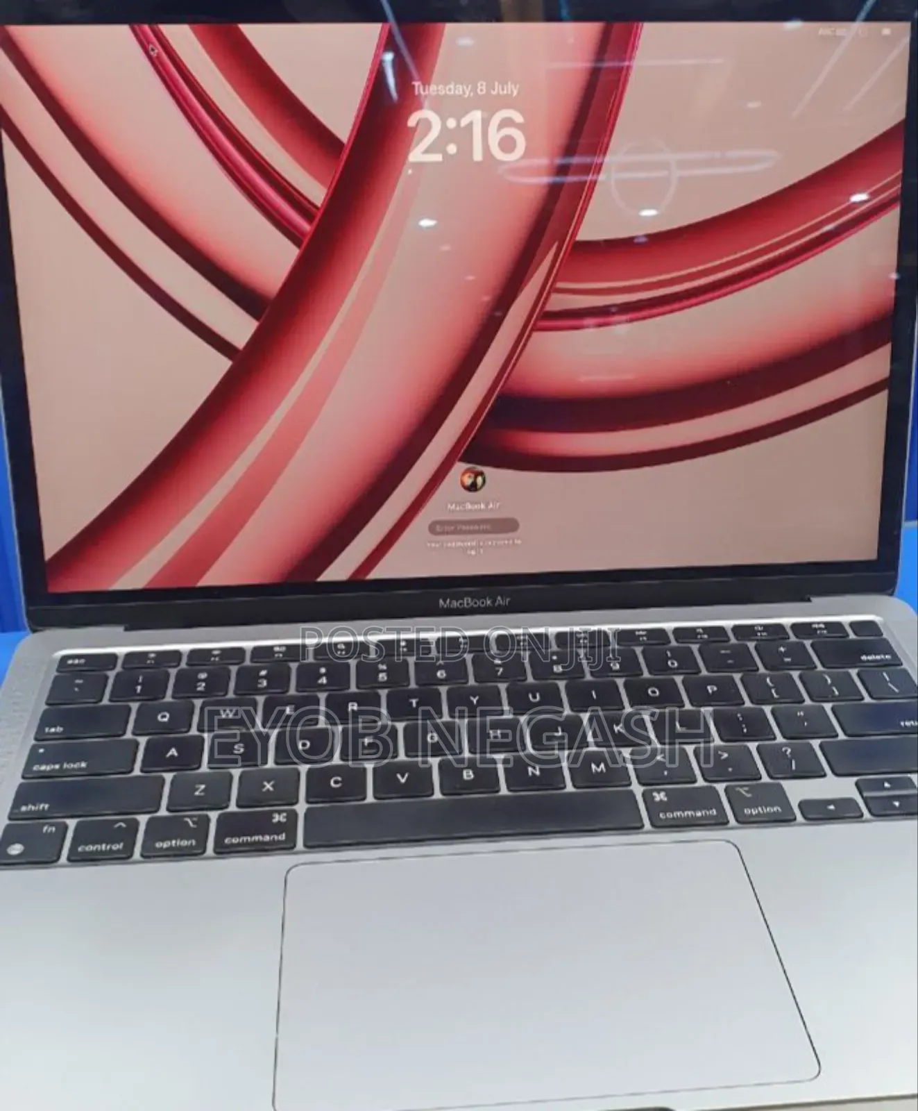 New Laptop Apple MacBook Air 2020 M1 8GB Apple M1 SSD 256GB
