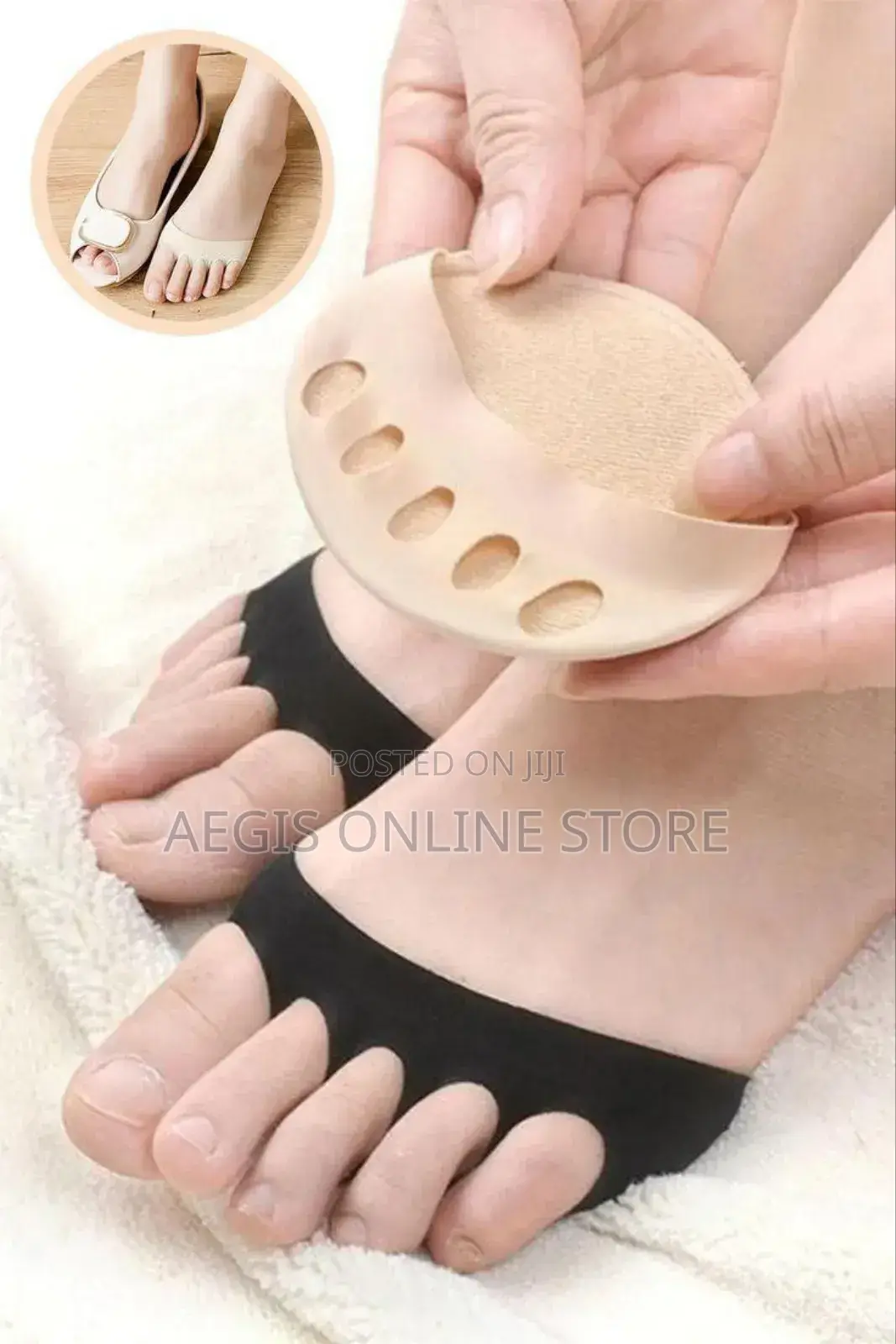 1pair Fabric Forefoot Pads