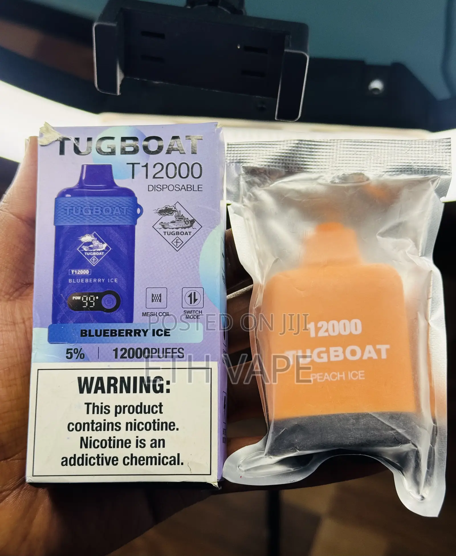 Tugboat Vape 12,000 Puff With Accessories