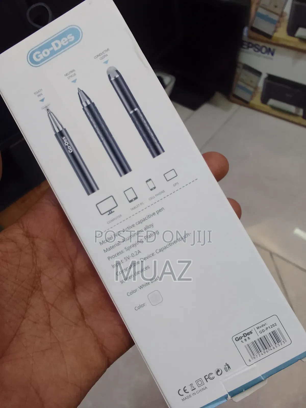 Universal 3 in 1 Active Pen