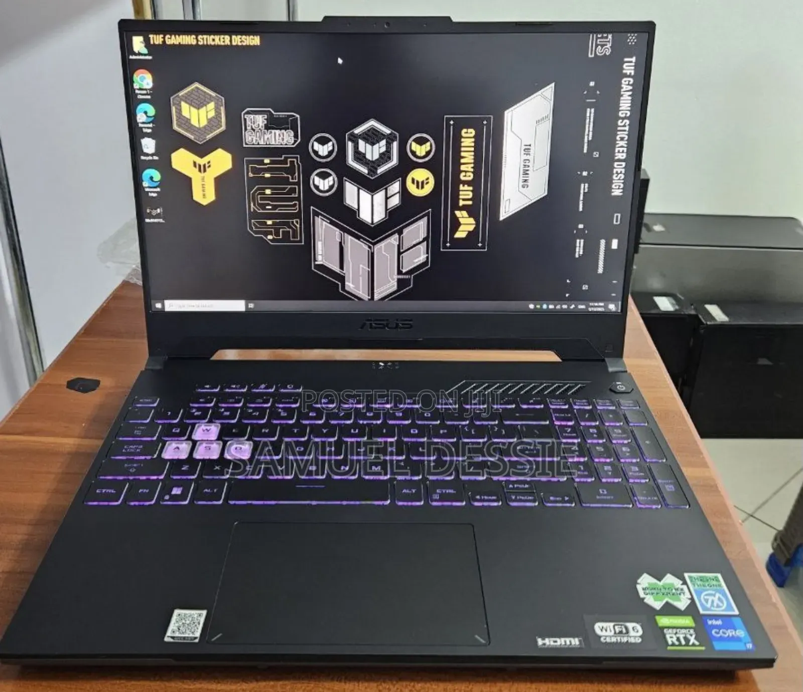 New Laptop Asus TUF Gaming A15 16GB AMD Ryzen 7 SSD 512GB