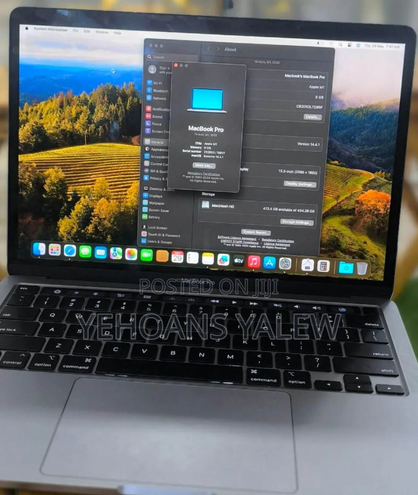 New Laptop Apple MacBook Pro 2020 8GB Apple M1 Pro SSD 512GB