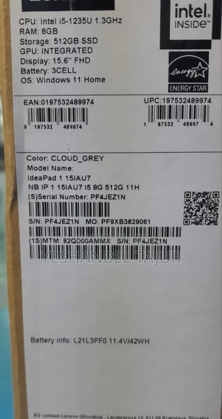 New Laptop Lenovo IdeaPad Z510 8GB Intel Core I5 SSD 512GB