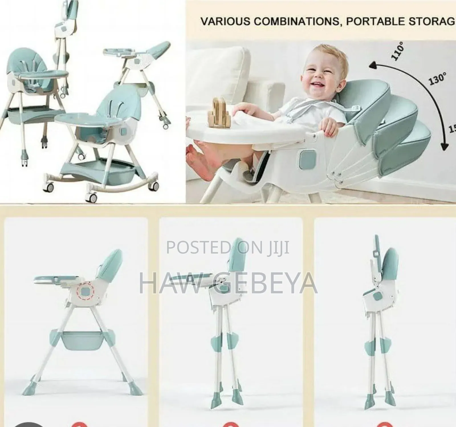   Multi Functional Baby High Chair