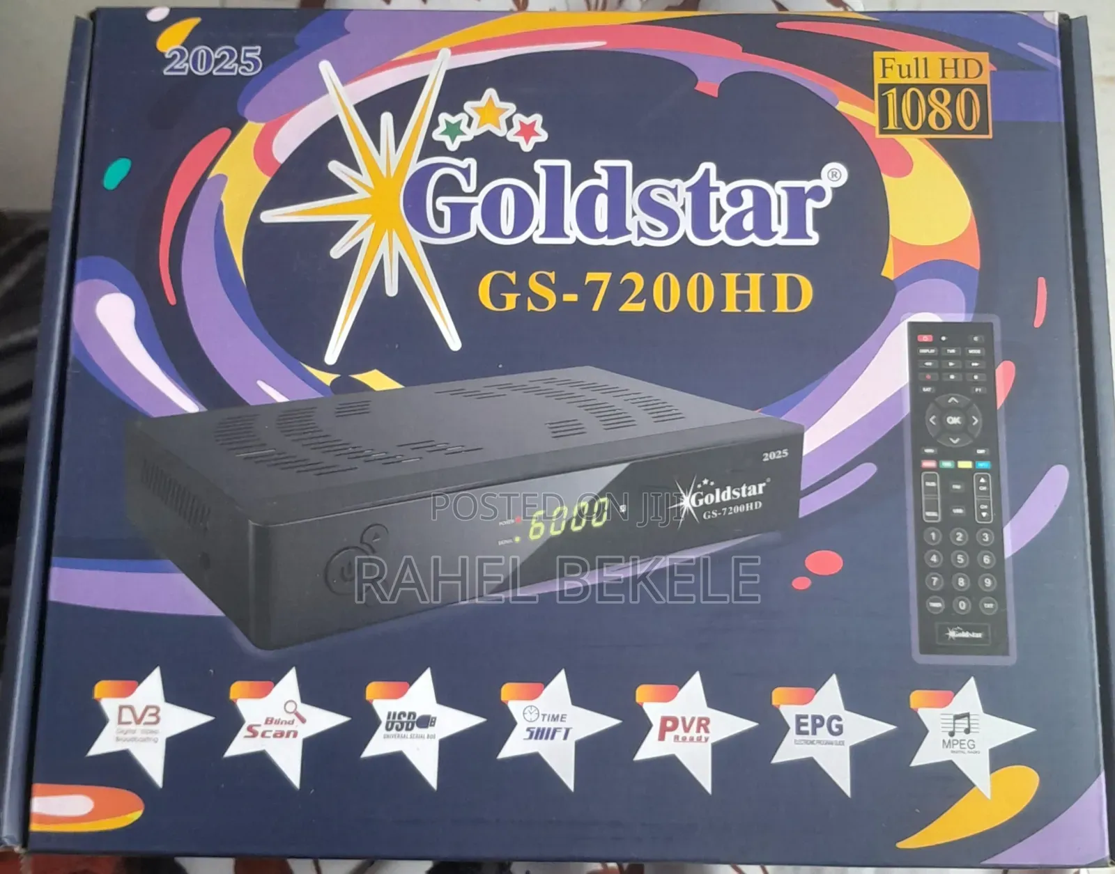 Goldstar Gs-7500hd Digital Satellite Receiver.