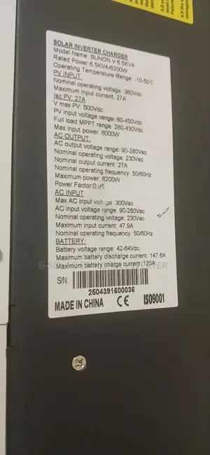 Battery Backup Available Home Solar Power Setup – Inverter,
