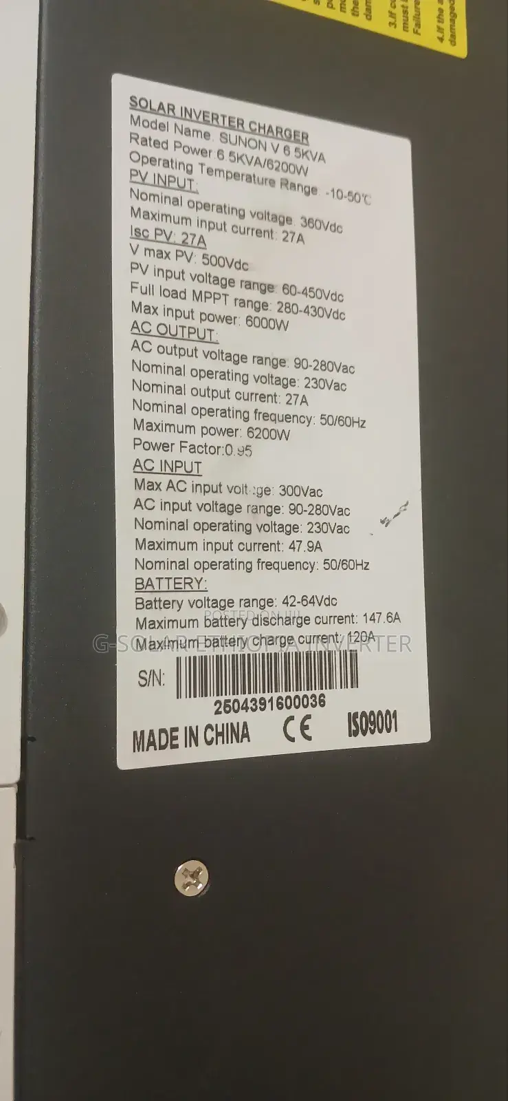 Battery Backup Available Home Solar Power Setup – Inverter,