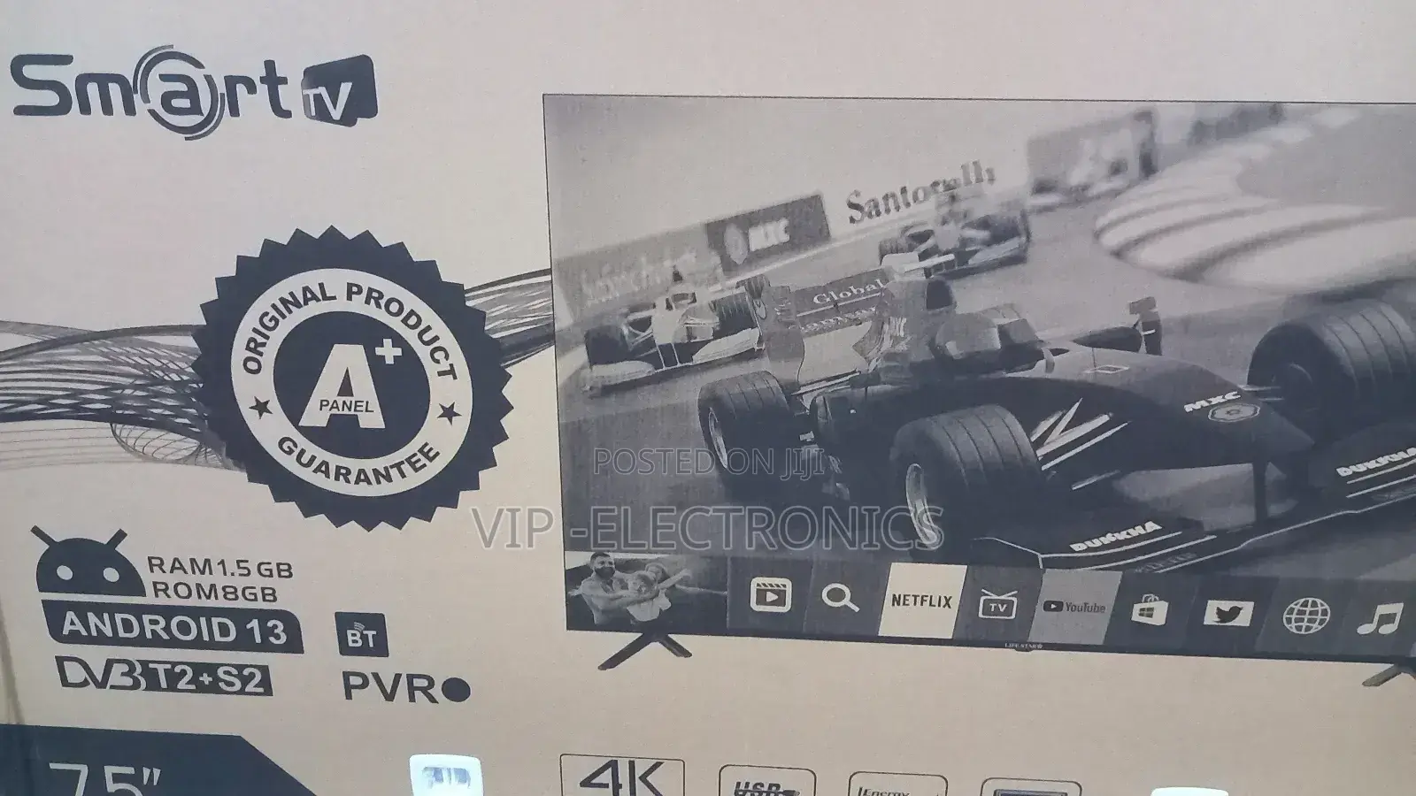 Lifestar 75 Inch Tv Smart Uhd Android 13.0 Tv 75