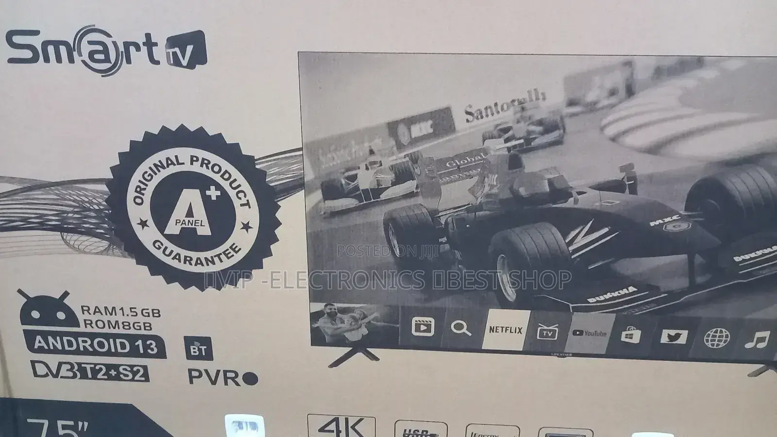 Lifestar 75 Inch Tv Smart Uhd Android 13.0 Tv 75