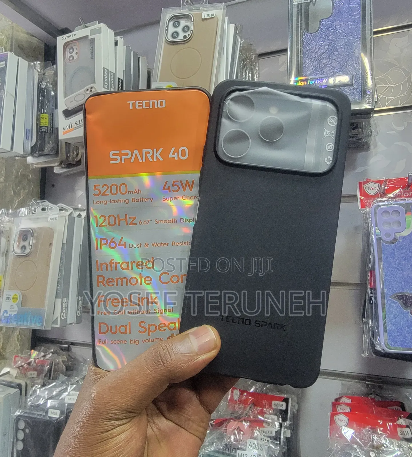 New Tecno Spark 40 128 GB Black