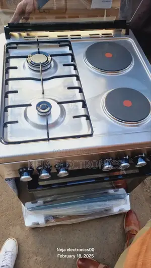 Photo - Beko Ovens 2-Gas 2-Ele 60×60 Oven Freestanding Ovens Deliver