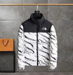 The North Face 1996 Retro Zebra Stripe Nuptse Jacket