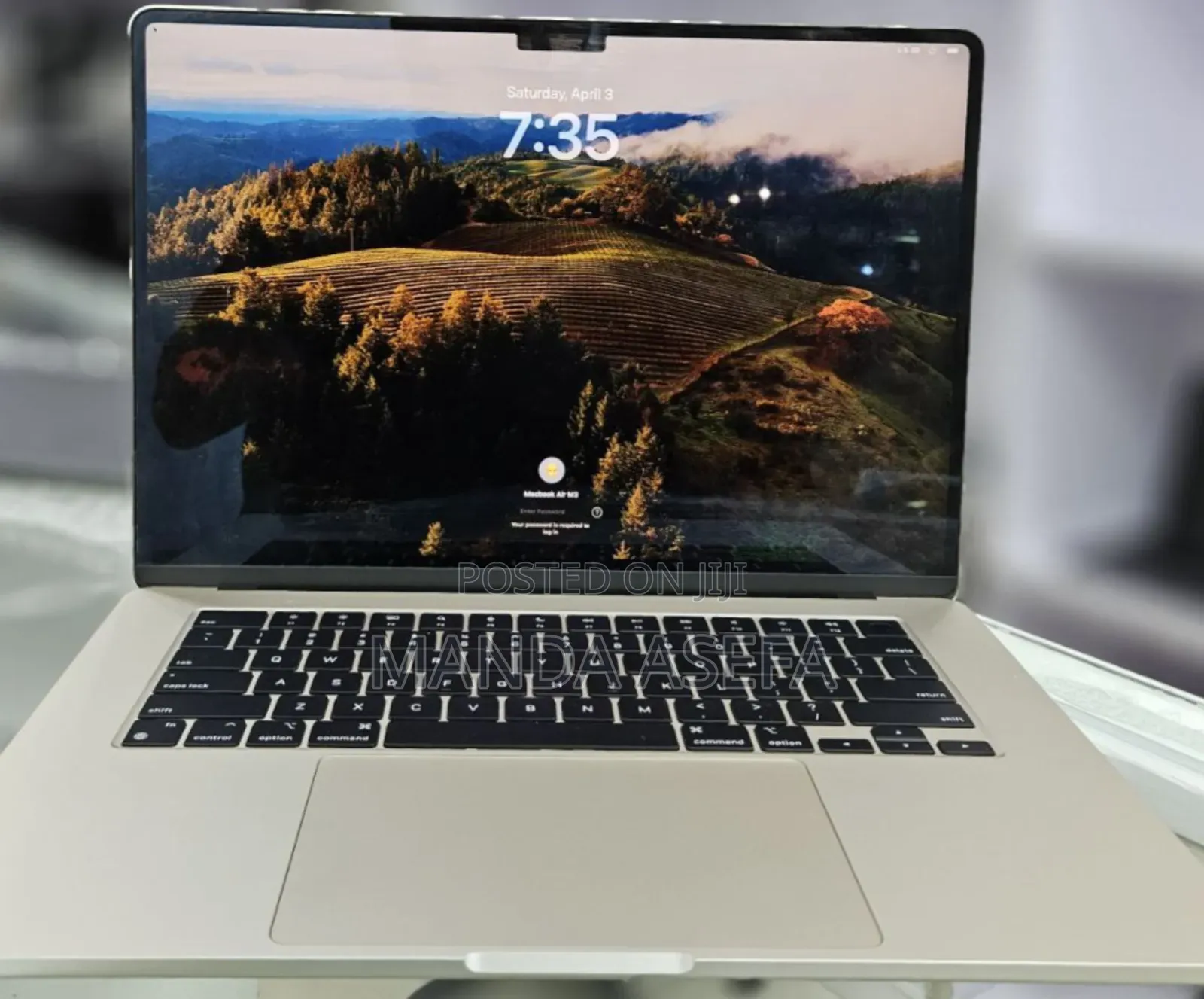 New Laptop Apple MacBook Air 8GB Apple M3 SSD 256GB