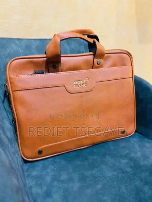 Mont Blanc Laptop Bag With Long Adjustable Belt