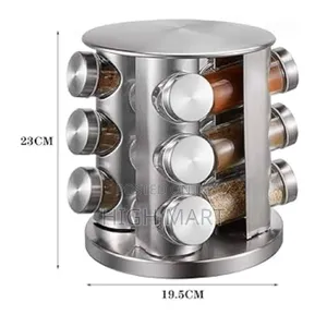 12 Jar Rotating Spice Carousel