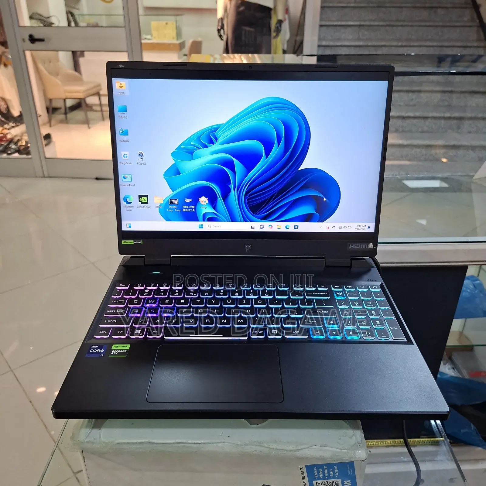 New Laptop Acer Predator Helios Neo 16 16GB Intel Core I9 SSD 1T