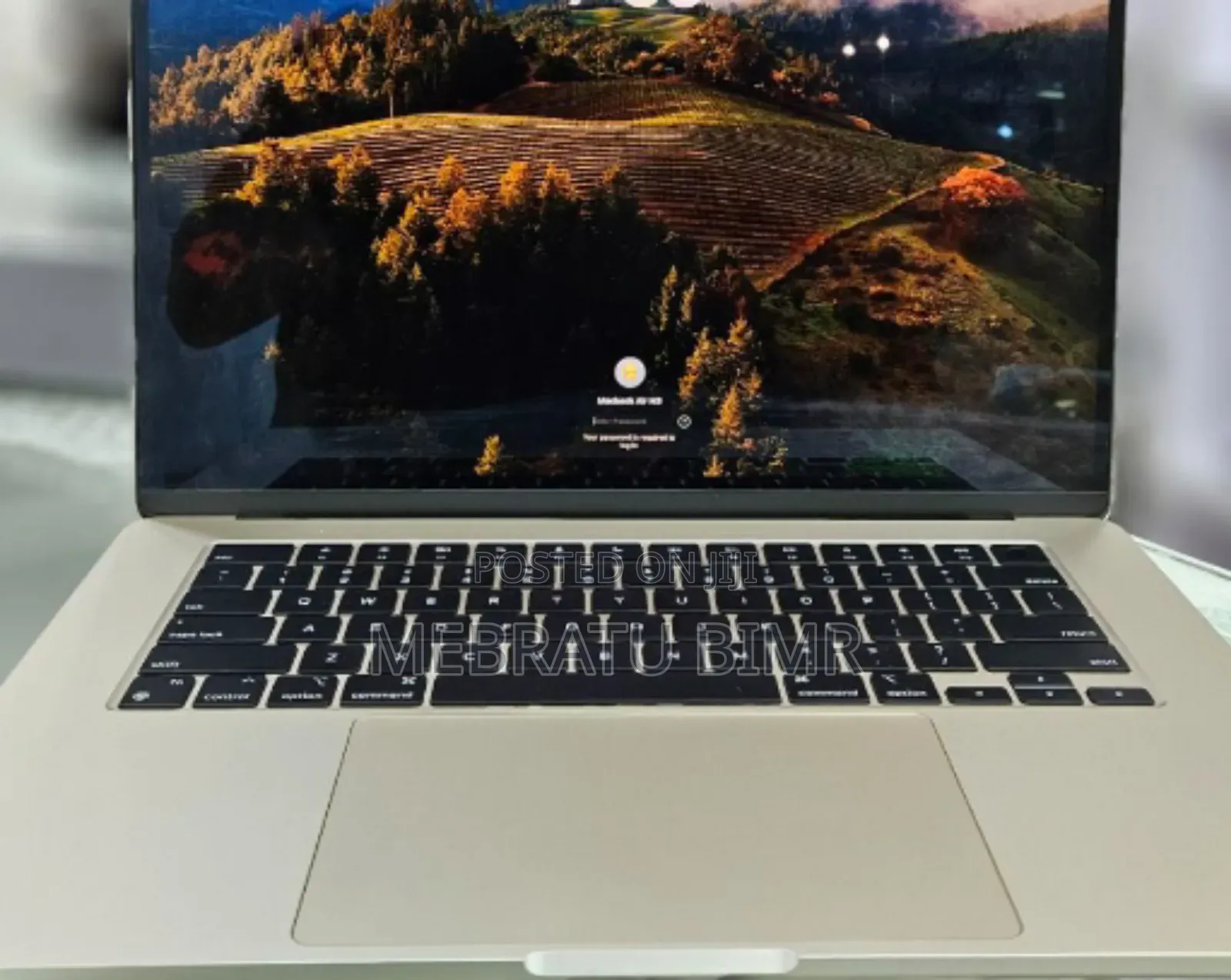 New Laptop Apple MacBook Air 2024 M3 15-Inch 8GB Apple M3 SSD 256GB