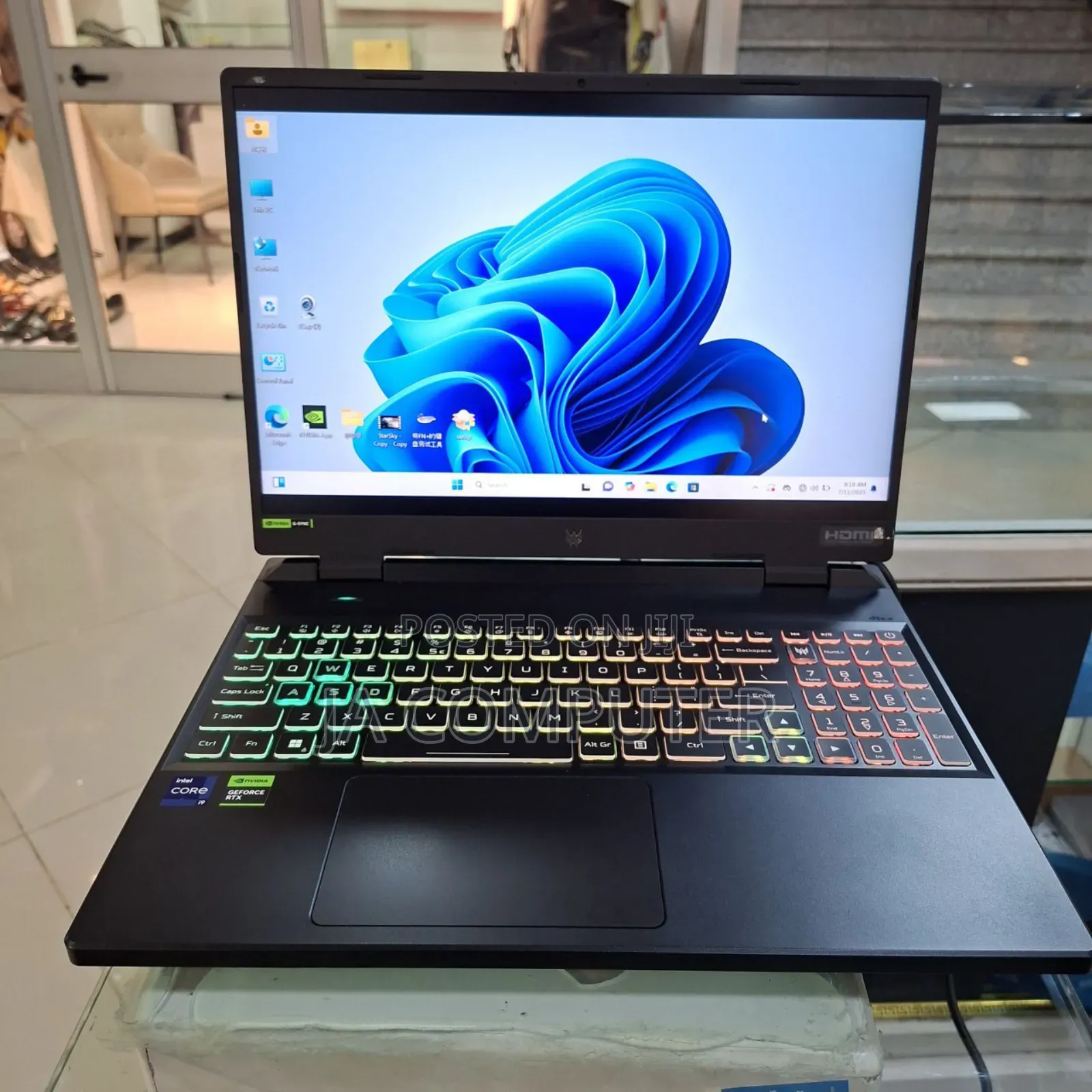 New Laptop Acer Predator Helios 300 16GB Intel Core I9 SSD 1T