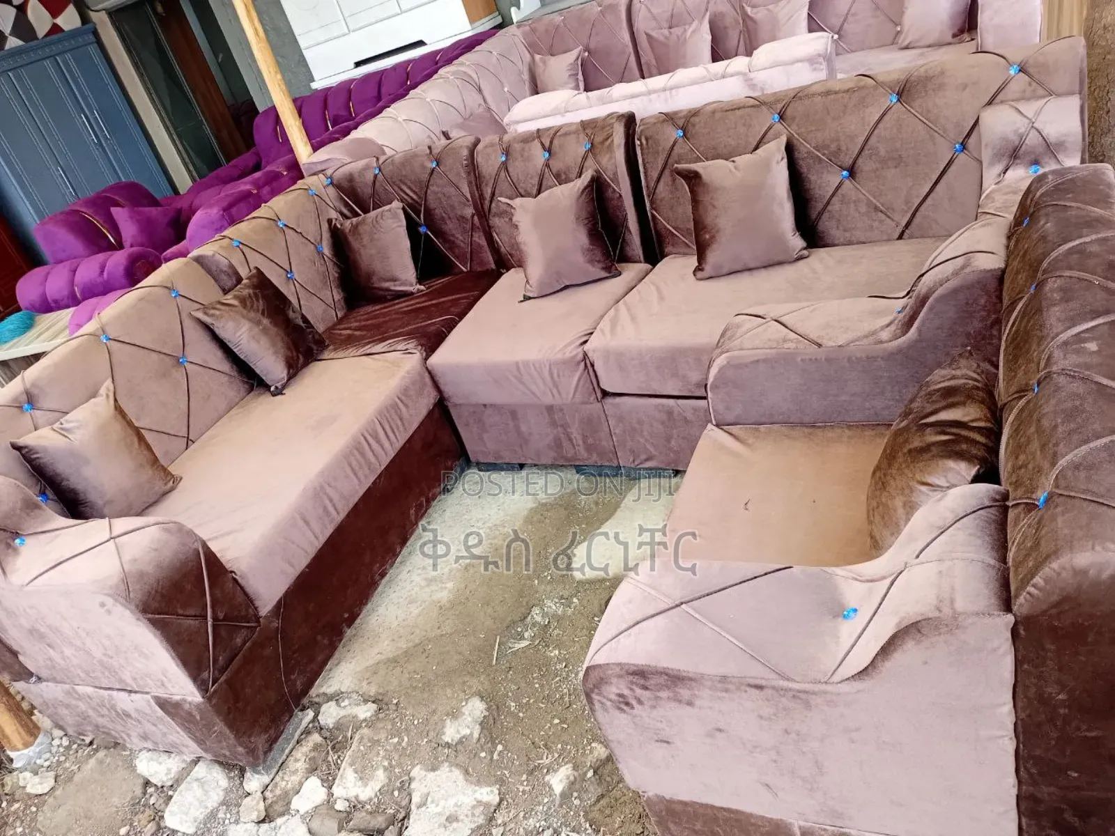 በጥራት የተሰሩ ሙሉ ኤልሼፕ ሶፋዎች