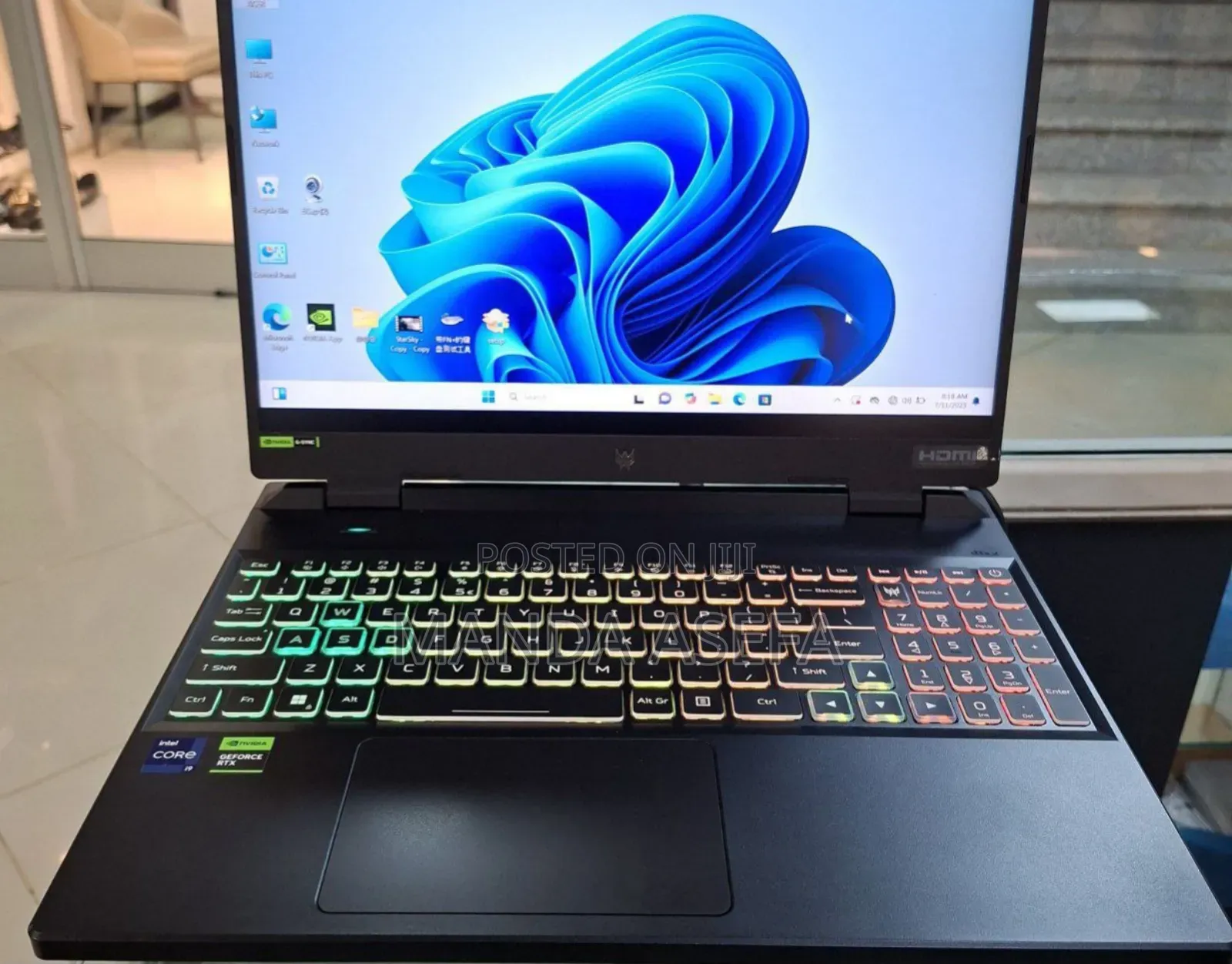 New Laptop Acer Predator Helios 300 16GB Intel Core I9 SSD 1T