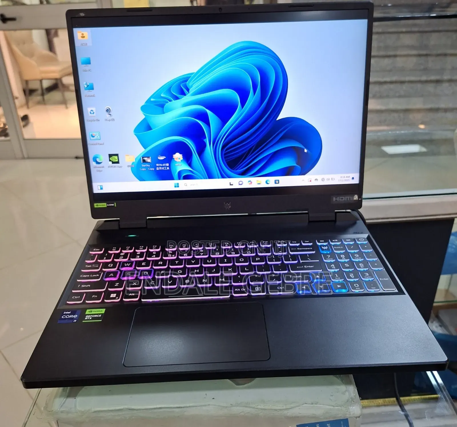 New Laptop Acer Predator Helios 300 16GB Intel Core I9 SSD 1T