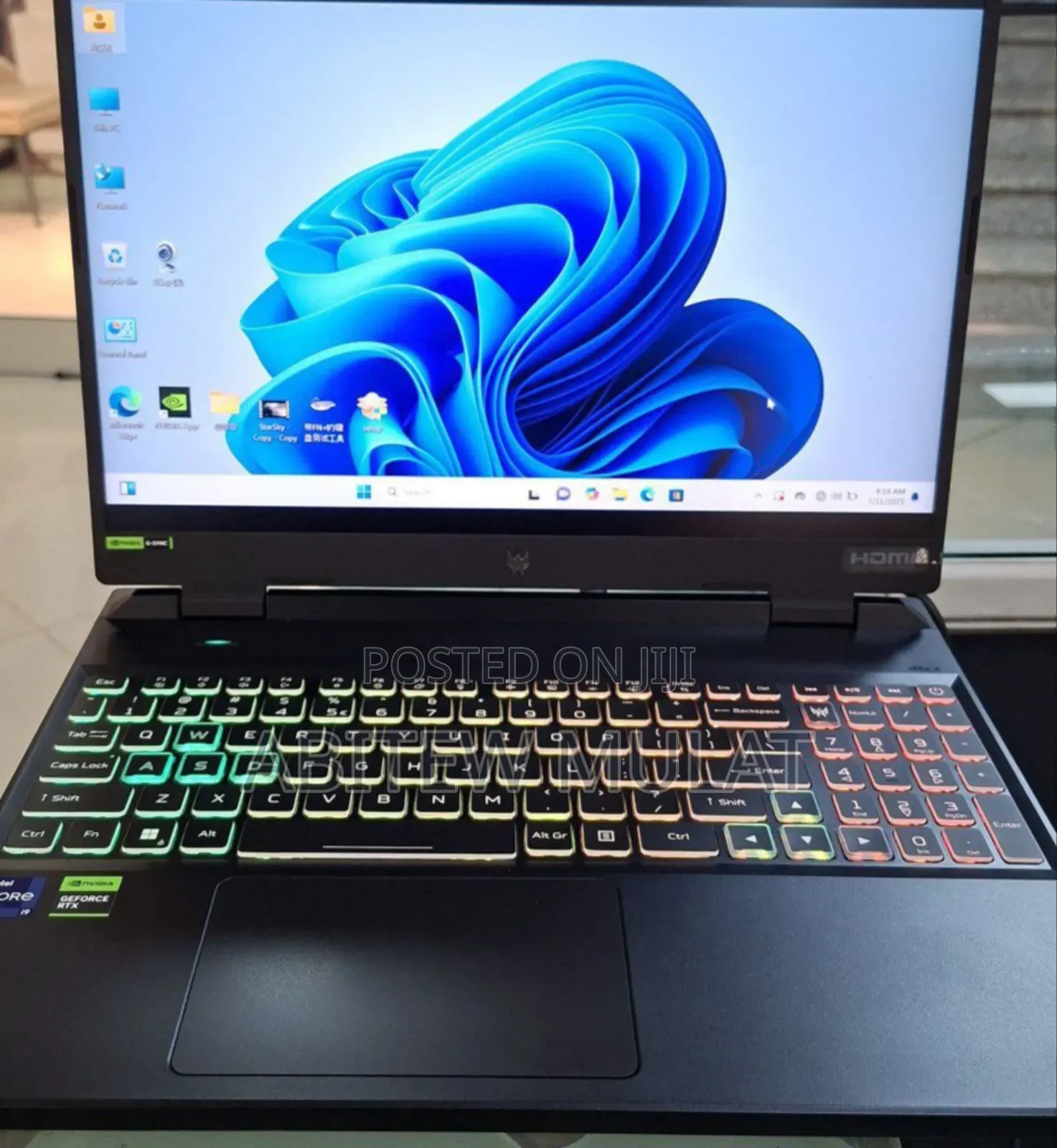 New Laptop Acer Predator Helios 300 16GB Intel Core I9 SSD 1T