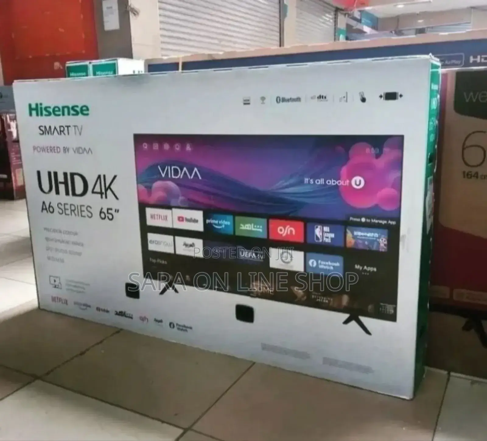☆Hisence 65"☆ ●A6 Series Uhd Tv 10 Years Warranty