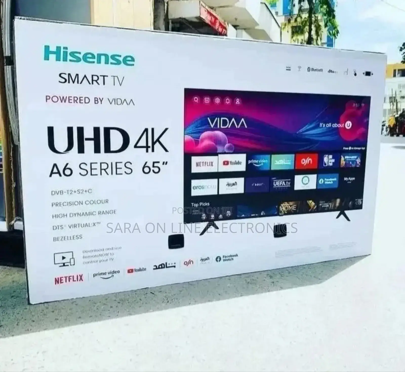 ☆Hisence 65"☆ ●A6 Series Uhd Tv 10 Years Warranty